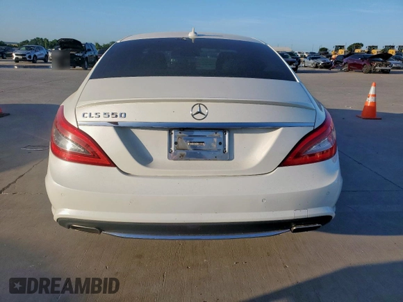 2014 Mercedes-Benz CLS 550 with VIN WDDLJ7DB3EA116671, listed as a Copart auction lot 62872145 with 108,257 mi miles and Salvage title. Bid and sale history available at DreamBid. Image 6.