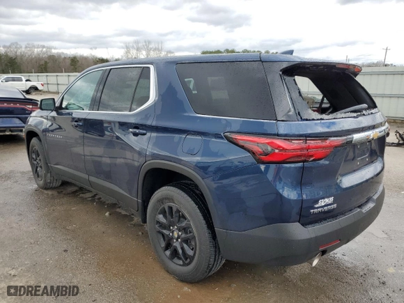 2022 Chevrolet Traverse LS with VIN 1GNERFKW6NJ103724, listed as a Copart auction lot 47757215 with 26,011 mi miles and Salvage Title. Bid and sale history available at carsss.com. Image 2.