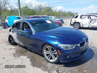 2017 BMW 3 Series 330i with VIN WBA8B9C51HK675667, listed as a IAAI auction lot 41868681 with Not Provided miles. Bid and sale history available at carsss.com. Image 1.