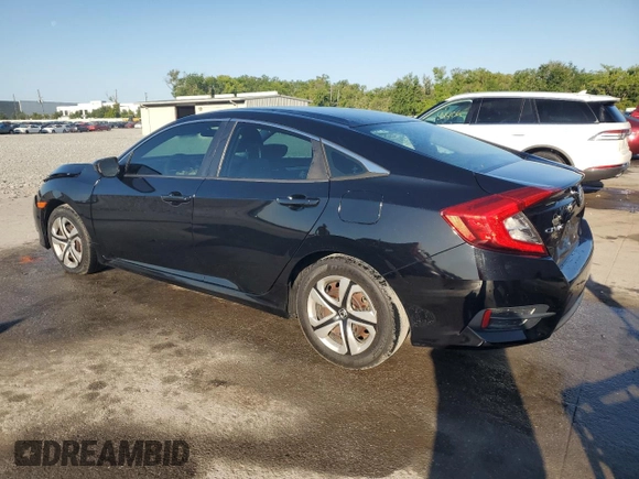 2017 Honda Civic Sedan LX with VIN 19XFC2F53HE008869, listed as a Copart auction lot 53561595 with 77,620 mi miles and Salvage Title. Bid and sale history available at carsss.com. Image 2.