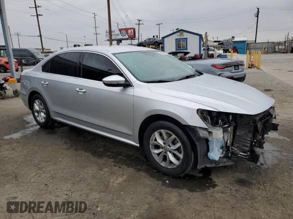 2017 Volkswagen Passat S with VIN 1VWAT7A32HC059233, listed as a Copart auction lot 58448495 with 65,534 mi miles and Salvage title. Bid and sale history available at DreamBid. Image 4.