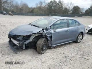 2023 Toyota Corolla LE with VIN 5YFB4MDE2PP077334, listed as a Copart auction lot 50368815 with 10,734 mi miles and Salvage Title. Bid and sale history available at carsss.com. Image 1.