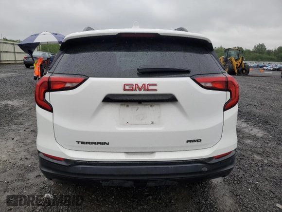 2021 GMC Terrain SLE with VIN 3GKALTEV5ML386042, listed as a Copart auction lot 56867875 with 63,859 mi miles and Salvage title. Bid and sale history available at DreamBid. Image 6.