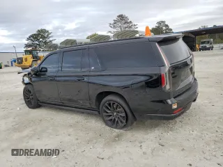 2022 Cadillac Escalade ESV Sport Platinum with VIN 1GYS4RKL5NR333865, listed as a Copart auction lot 80776844 with 71,297 mi miles and Salvage title. Bid and sale history available at DreamBid. Image 2.