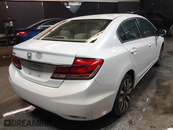 2014 Honda Civic EX-L with VIN 19XFB2F97EE261016, listed as a IAAI auction lot 41346617 with 124,539 mi miles and . Bid and sale history available at DreamBid. Image 4.