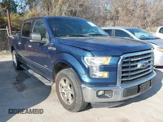 2015 Ford F-150 XL with VIN 1FTEW1CG2FKF00953, listed as a IAAI auction lot 41527816 with 122,998 mi miles. Bid and sale history available at carsss.com. Image 1.