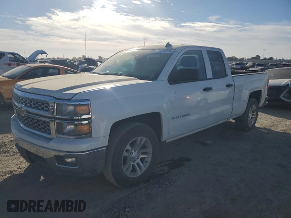2014 Chevrolet Silverado 1500 LT with VIN 1GCRCREC6EZ225158, listed as a Copart auction lot 75330674 with 204,541 mi miles and Salvage Title. Bid and sale history available at DreamBid. Image 1.