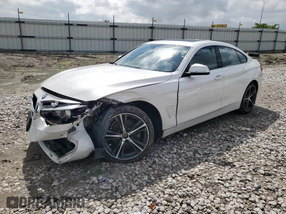 2018 BMW 4 Series 430i xDrive z VIN WBA4J3C56JBG95503, wystawiony jako Copart lot #60605815 z przebiegiem 90 432 mil mil oraz Szkoda całkowita • Salvage title. Historia ofert i sprzedaży dostępna na DreamBid. Obrazek 1.