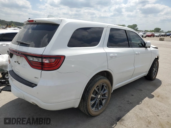 2018 Dodge Durango GT z VIN 1C4RDJDG2JC142441, wystawiony jako Copart lot #56971145 z przebiegiem 109 703 mil mil oraz Szkoda całkowita • Salvage title. Historia ofert i sprzedaży dostępna na DreamBid. Obrazek 3.