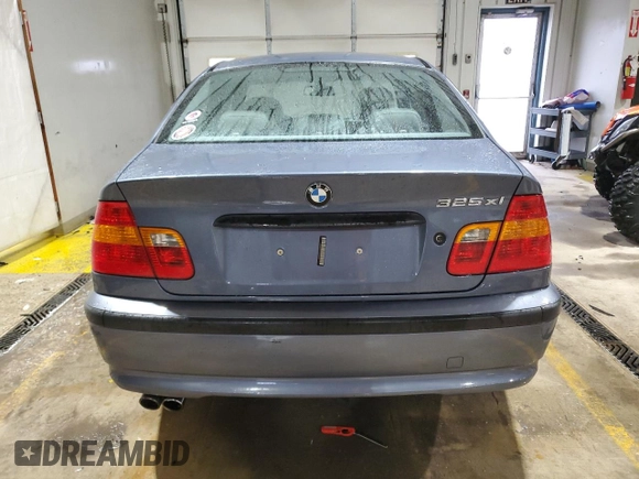2005 BMW 3 Series 325xi with VIN WBAEU33445PR18694, listed as a Copart auction lot 87293204 with 151,393 mi miles and Salvage Title. Bid and sale history available at carsss.com. Image 6.