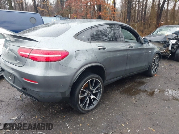2019 Mercedes-Benz GLC with VIN WDC0J6EB0KF637507, listed as a IAAI auction lot 41762151 with 36,339 mi miles. Bid and sale history available at carsss.com. Image 4.