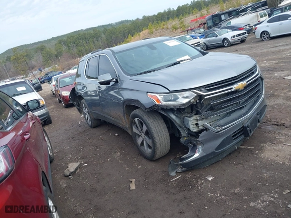 2018 Chevrolet Traverse LT Leather with VIN 1GNERHKW2JJ184968, listed as a IAAI auction lot 41467091 with 167,118 mi miles. Bid and sale history available at carsss.com. Image 1.