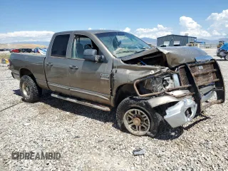 2007 Dodge Ram 2500 SLT with VIN 3D7KS28CX7G755360, listed as a Copart auction lot 66361254 with 0 mi miles and Salvage Title. Bid and sale history available at carsss.com. Image 4.