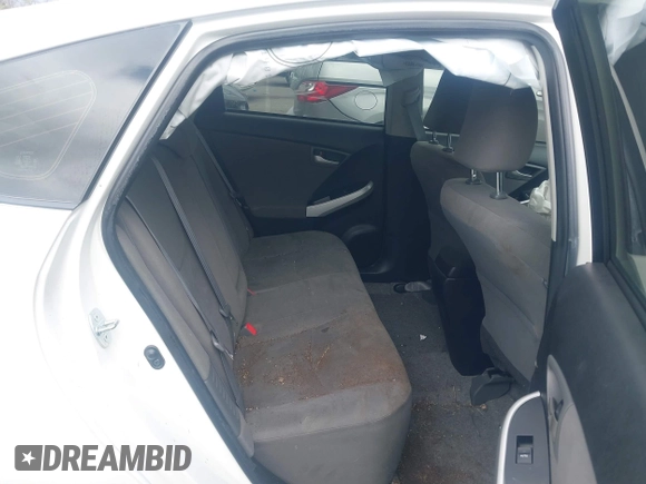 2014 Toyota Prius Four with VIN JTDKN3DU6E0370532, listed as a IAAI auction lot 41786462 with 124,069 mi miles. Bid and sale history available at carsss.com. Image 8.