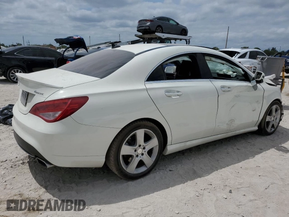 2016 Mercedes-Benz CLA 250 with VIN WDDSJ4GB3GN303071, listed as a Copart auction lot 54166795 with 107,001 mi miles and Salvage title. Bid and sale history available at DreamBid. Image 3.