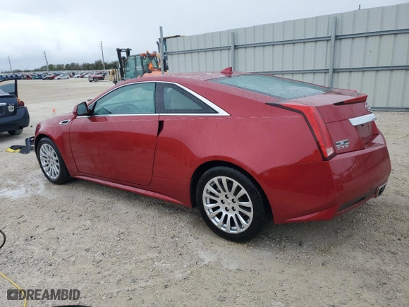 2011 Cadillac CTS Coupe Performance with VIN 1G6DJ1ED1B0109587, listed as a Copart auction lot 79330084 with 69,112 mi miles and Salvage Title. Bid and sale history available at carsss.com. Image 2.