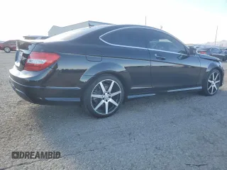 2015 Mercedes-Benz C 250 with VIN WDDGJ4HBXFG369365, listed as a Copart auction lot 50427895 with 95,356 mi miles and Salvage Title. Bid and sale history available at carsss.com. Image 3.