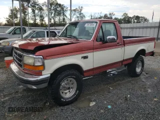 1995 Ford F-150 with VIN 1FTEF14N3SNA76012, listed as a Copart auction lot 74675844 with 133,345 mi miles and Salvage Title. Bid and sale history available at carsss.com. Image 1.