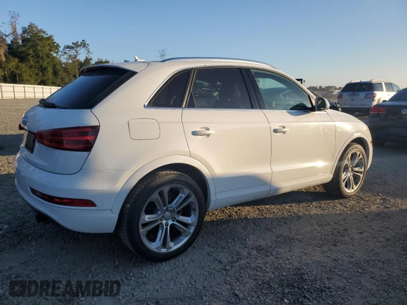 2015 Audi Q3 Prestige z VIN WA1FFCFS3FR000821, wystawiony jako Copart lot #80107514 z przebiegiem 38 841 mil mil oraz Szkoda całkowita • Salvage title. Historia ofert i sprzedaży dostępna na DreamBid. Obrazek 3.