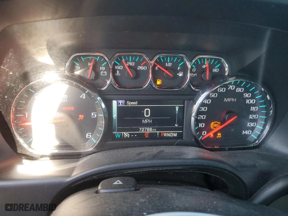2016 Chevrolet Silverado 1500 LT with VIN 1GCVKREC0GZ295226, listed as a Copart auction lot 49288875 with 72,788 mi miles and Salvage Title. Bid and sale history available at carsss.com. Image 9.