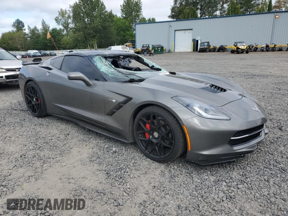 2015 Chevrolet Corvette 2LT with VIN 1G1YD2D79F5102718, listed as a Copart auction lot 70879204 with 85,080 mi miles and Salvage Title. Bid and sale history available at carsss.com. Image 4.