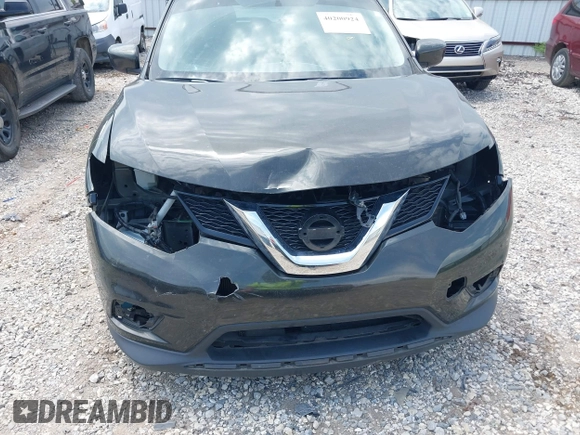 2016 Nissan Rogue S with VIN JN8AT2MT5GW028657, listed as a IAAI auction lot 40200924 with 99,821 mi miles. Bid and sale history available at carsss.com. Image 6.