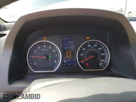 2010 Honda CR-V EX with VIN 5J6RE4H51AL090396, listed as a Copart auction lot 53004185 with 194,925 mi miles and Salvage Title. Bid and sale history available at carsss.com. Image 9.