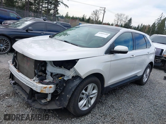 2015 Ford Edge SEL with VIN 2FMTK4J91FBC40575, listed as a IAAI auction lot 41895416 with 103,262 mi miles. Bid and sale history available at carsss.com. Image 15.