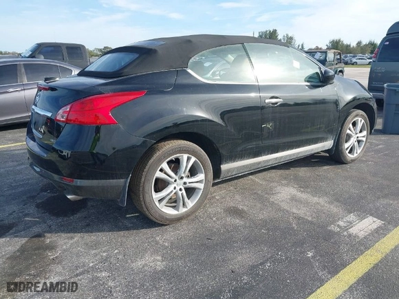 2011 Nissan Murano CrossCabriolet with VIN JN8AZ1FYXBW003277, listed as a IAAI auction lot 41222493 with 65,977 mi miles. Bid and sale history available at carsss.com. Image 4.
