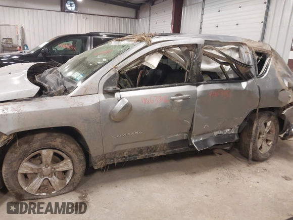 2017 Jeep Compass High Altitude with VIN 1C4NJDEB4HD107738, listed as a IAAI auction lot 41863356 with 48,424 mi miles and . Bid and sale history available at carsss.com. Image 14.