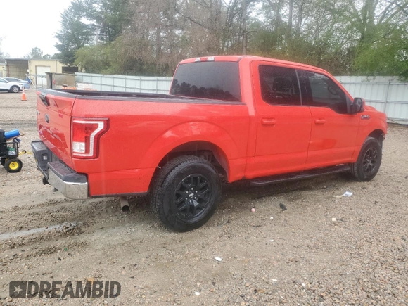 2017 Ford F-150 XL with VIN 1FTEW1E86HKD45557, listed as a Copart auction lot 50205415 with 182,562 mi miles and Salvage Title. Bid and sale history available at carsss.com. Image 3.