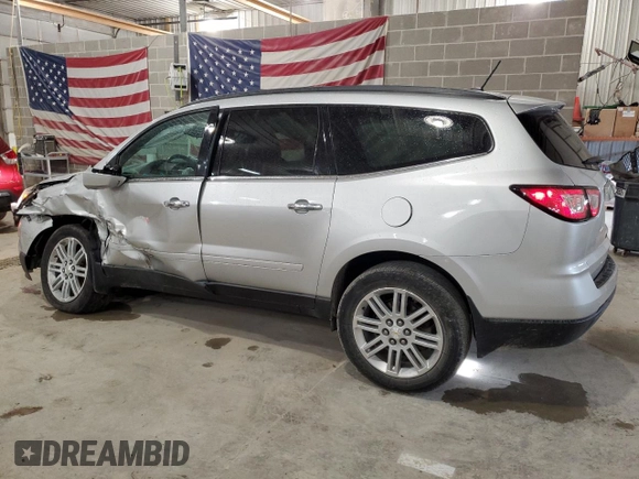 2015 Chevrolet Traverse LT z VIN 1GNKRGKD6FJ387218, wystawiony jako Copart lot #53377985 z przebiegiem 110 278 mil mil oraz Szkoda całkowita • Salvage title. Historia ofert i sprzedaży dostępna na DreamBid. Obrazek 2.