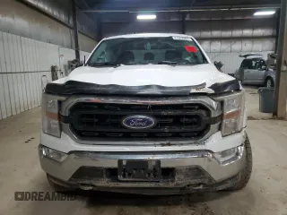2021 Ford F-150 XL with VIN 1FTFW1E8XMFA35161, listed as a Copart auction lot 41602005 with 54,519 mi miles and Salvage Title. Bid and sale history available at carsss.com. Image 5.