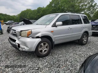 2008 Honda Pilot EX-L z VIN 5FNYF18578B055226, wystawiony jako Copart lot #59350155 z przebiegiem 152 861 mil mil oraz Czysty tytuł • Clean title. Historia ofert i sprzedaży dostępna na DreamBid. Obrazek 1.