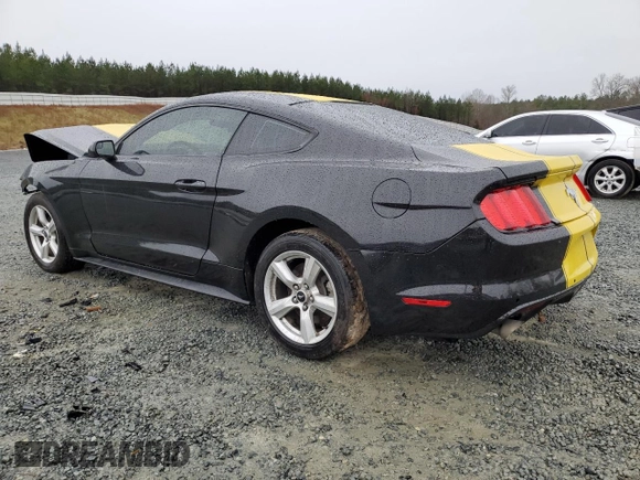 2017 Ford Mustang V6 with VIN 1FA6P8AMXH5226959, listed as a Copart auction lot 44716215 with 96,363 mi miles and Salvage Title. Bid and sale history available at carsss.com. Image 2.
