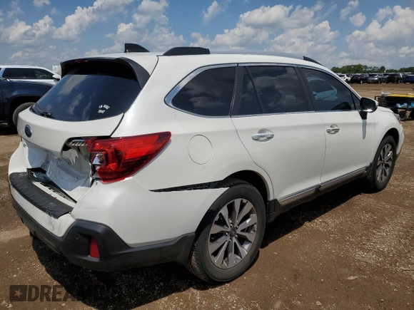 2018 Subaru Outback Touring with VIN 4S4BSETC9J3268787, listed as a Copart auction lot 61550025 with 72,537 mi miles and Salvage title. Bid and sale history available at DreamBid. Image 3.