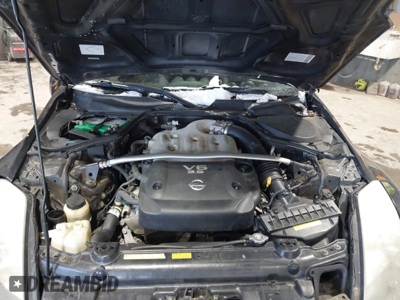 2004 Nissan 350Z Touring with VIN JN1AZ36AX4T014409, listed as a IAAI auction lot 41610945 with 86,756 mi miles. Bid and sale history available at carsss.com. Image 10.