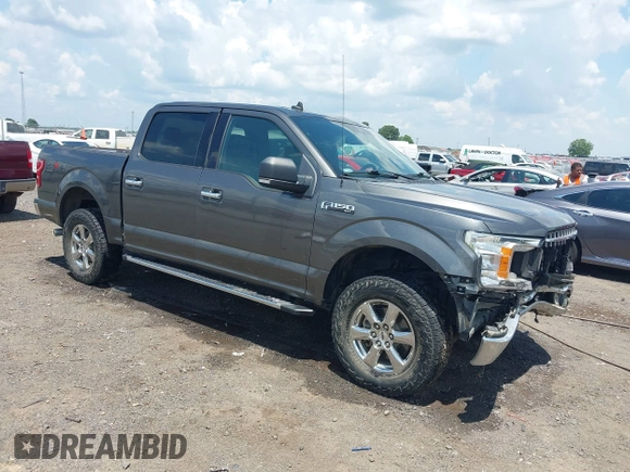 2019 Ford F-150 XL with VIN 1FTEW1E52KKE98899, listed as a IAAI auction lot 42576904 with 168,223 mi miles and . Bid and sale history available at DreamBid. Image 1.