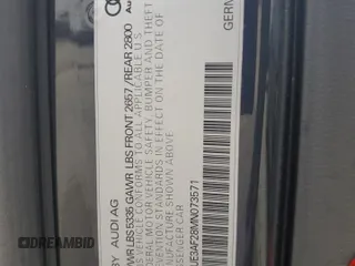 2021 Audi A6 Premium Plus z VIN WAUE3AF28MN073571, wystawiony jako Copart lot #44214165 z przebiegiem 116 726 mil mil oraz Szkoda całkowita • Salvage title. Historia ofert i sprzedaży dostępna na DreamBid. Obrazek 13.