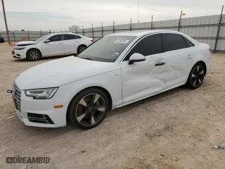 2017 Audi A4 Premium Plus with VIN WAUENAF4XHN000820, listed as a Copart auction lot 45056305 with 108,222 mi miles and Salvage Title. Bid and sale history available at carsss.com. Image 1.