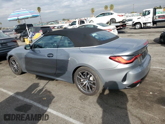 2025 BMW 4 Series 430i xDrive with VIN WBA53DB00SCS31111, listed as a Copart auction lot 84764484 with 4,724 mi miles and Clean Title. Bid and sale history available at DreamBid. Image 2.