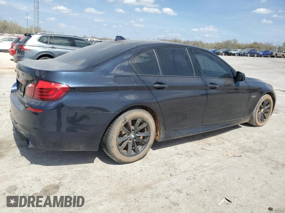 2013 BMW 5 Series 550i with VIN WBAFR9C55DD226669, listed as a Copart auction lot 50998855 with 121,655 mi miles and Clean Title. Bid and sale history available at carsss.com. Image 3.