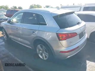 2018 Audi Q5 Premium Plus z VIN WA1BNAFY0J2011691, wystawiony jako IAAI lot #42166341 z przebiegiem 111 149 mil mil oraz . Historia ofert i sprzedaży dostępna na DreamBid. Obrazek 3.
