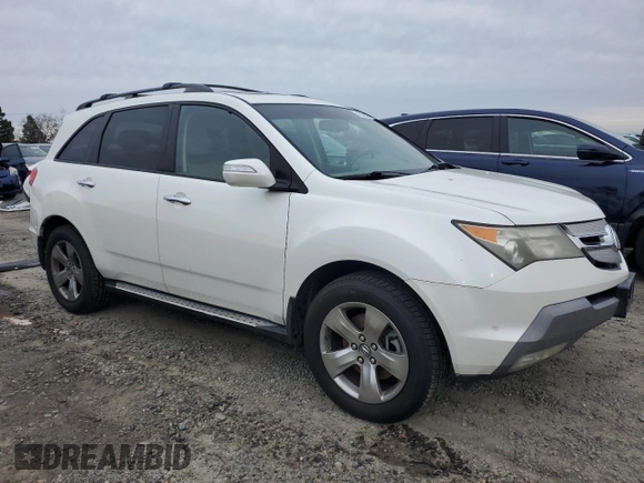 2009 Acura MDX Sport/Entertainment Pkg with VIN 2HNYD288X9H525647, listed as a Copart auction lot 45052705 with 222,361 mi miles and Salvage Title. Bid and sale history available at carsss.com. Image 4.