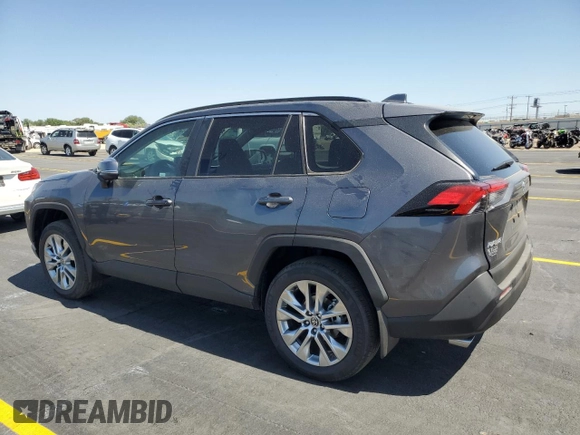 2025 Toyota RAV4 XLE Premium with VIN 2T3A1RFV4SC522493, listed as a Copart auction lot 58569445 with 14 mi miles and Salvage title. Bid and sale history available at DreamBid. Image 2.