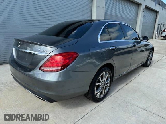 2017 Mercedes-Benz C 300 with VIN 55SWF4KB4HU214841, listed as a Copart auction lot 49930075 with 162,210 mi miles and Salvage Title. Bid and sale history available at carsss.com. Image 3.