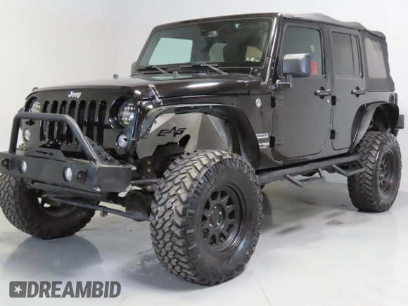 2018 Jeep Wrangler Unlimited Sport S with VIN 1C4HJWDG8JL927497, listed as a Copart auction lot 62701315 with 91,992 mi miles and Salvage title. Bid and sale history available at DreamBid. Image 2.