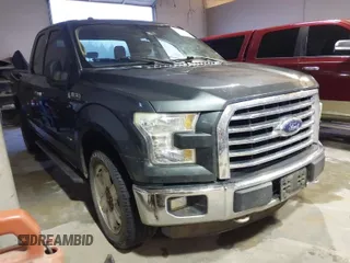 2015 Ford F-150 XLT with VIN 1FTEX1EP3FKE57475, listed as a IAAI auction lot 41435394 with 233,560 mi miles. Bid and sale history available at carsss.com. Image 1.