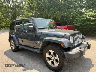 2016 Jeep Wrangler Unlimited Sahara z VIN 1C4BJWEG9GL169490, wystawiony jako Copart lot #61507025 z przebiegiem 198 602 mil mil oraz Czysty tytuł • Clean title. Historia ofert i sprzedaży dostępna na DreamBid. Obrazek 1.