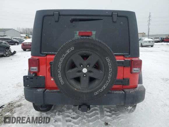 2018 Jeep Wrangler JK Unlimited Sport S with VIN 1C4BJWDGXJL827486, listed as a Copart auction lot 87605445 with 96,656 mi miles and Salvage Title. Bid and sale history available at carsss.com. Image 6.
